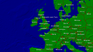 Europe-West Towns + Borders 1920x1080